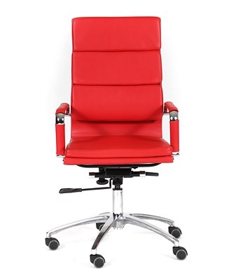 Кресло CHAIRMAN 750 экокожа красная в Благовещенске - изображение 1